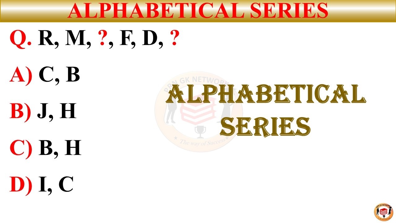 ALPHABETICAL SERIES | REASONING #reasoning #alphabeticalseries #series #rrbntpc #upsc #rrbexam #rrb