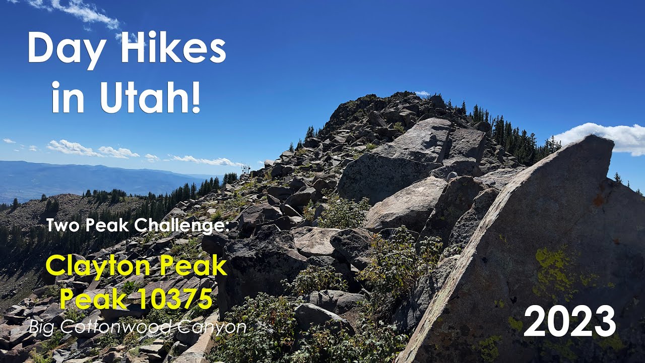 Two Peak Challenge: Hiking Clayton Peak/ Peak 10375 In August 2023 (4K)
