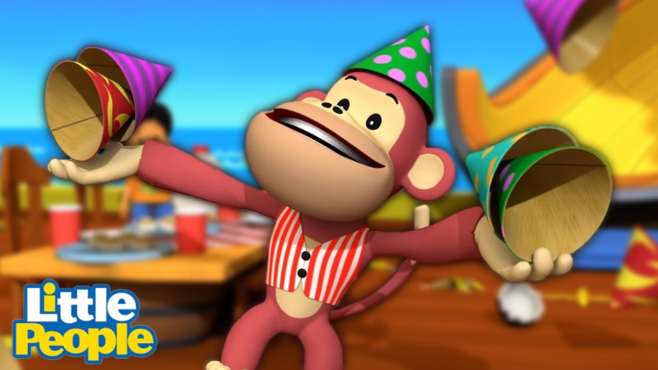 One Messy Monkey | 2 Hours of Preschool Learning | Little People - Fisher Price