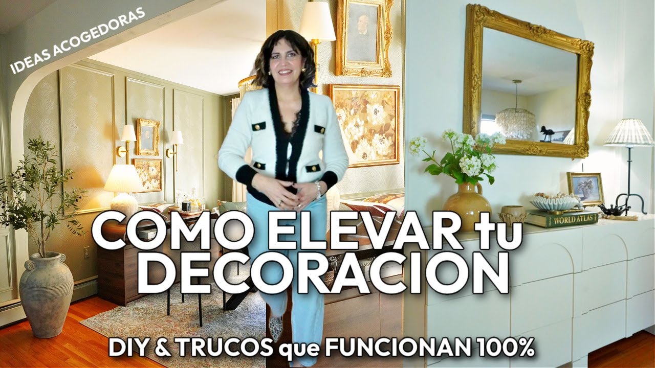 IDEAS PARA DECORAR SALA y COMEDOR (MUEBLES NUEVOS) TRUCOS + DECORACIÓN que 💯 TRANSFORMARON LA CASA !