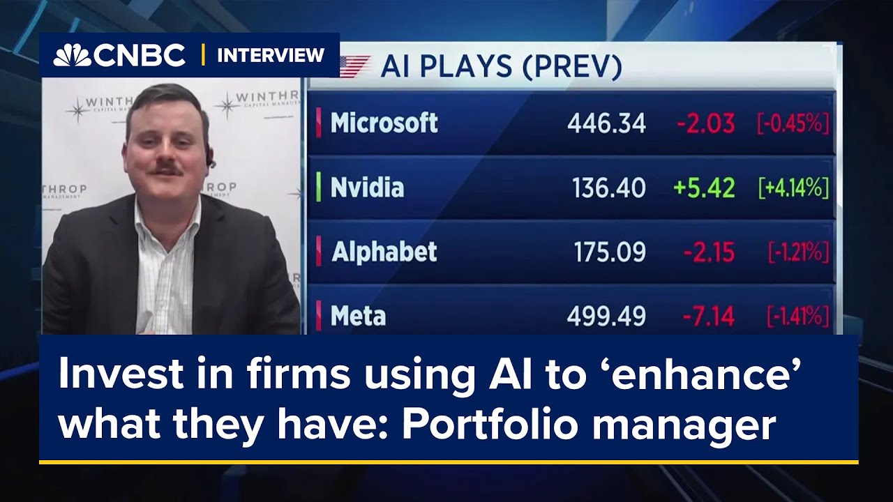 Invest in companies that are using AI to &lsquo;enhance&rsquo; what they have: Portfolio manager