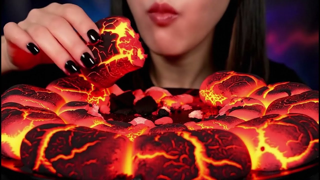 Lava Donuts VS Lava Marshmallows | Eating Lava Mukbang ASMR | Lava ASMR