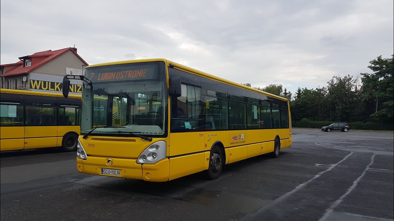 [🇵🇱PL] PKS Lubin - [*] Irisbus Citelis 12M #70191 [*] - [🚍7➡️LUBIN USTRONIE]