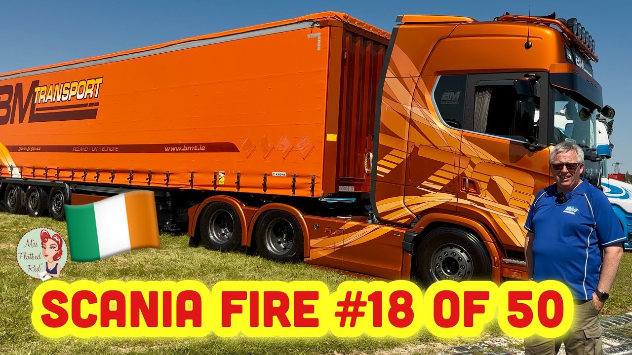 Экскурсия по пожарным машинам Scania ограниченной серии BM Transport: 18 из 50 экземпляров.