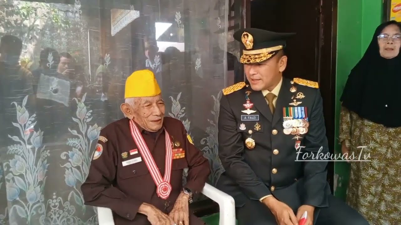 Veteran Berusia 107 Tahun di Bandung Dikunjungi Jenderal TNI