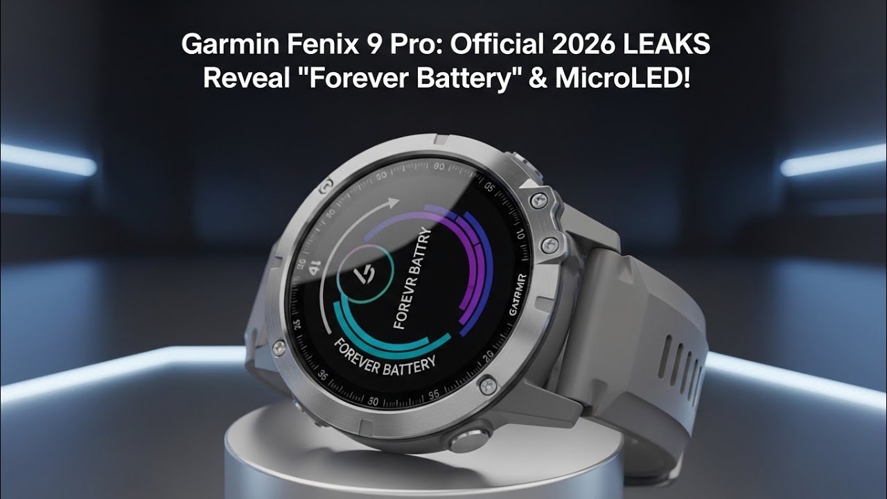 Garmin Fenix ​​9 Pro: Официальные утечки информации о выпуске в 2026 году раскрывают «вечную бата...