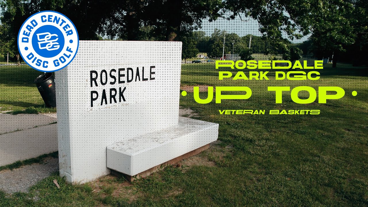 The most POPULAR Disc Golf Course in KC?? Rosedale Up Top Flythrough