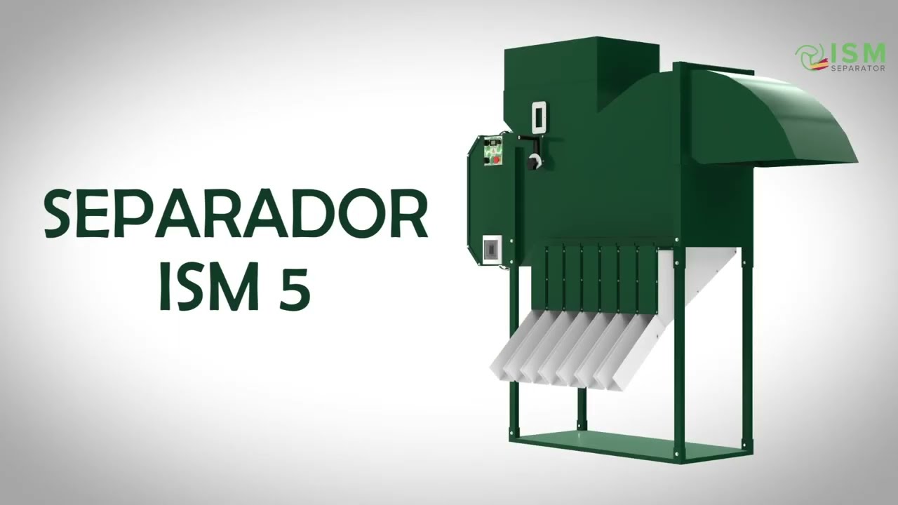 Equipamiento del separador de granos 🌻🫘🌽🧅🥕 ISM 5t