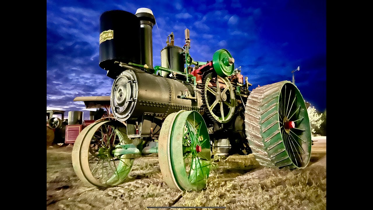 Steam Engine Photos at Night