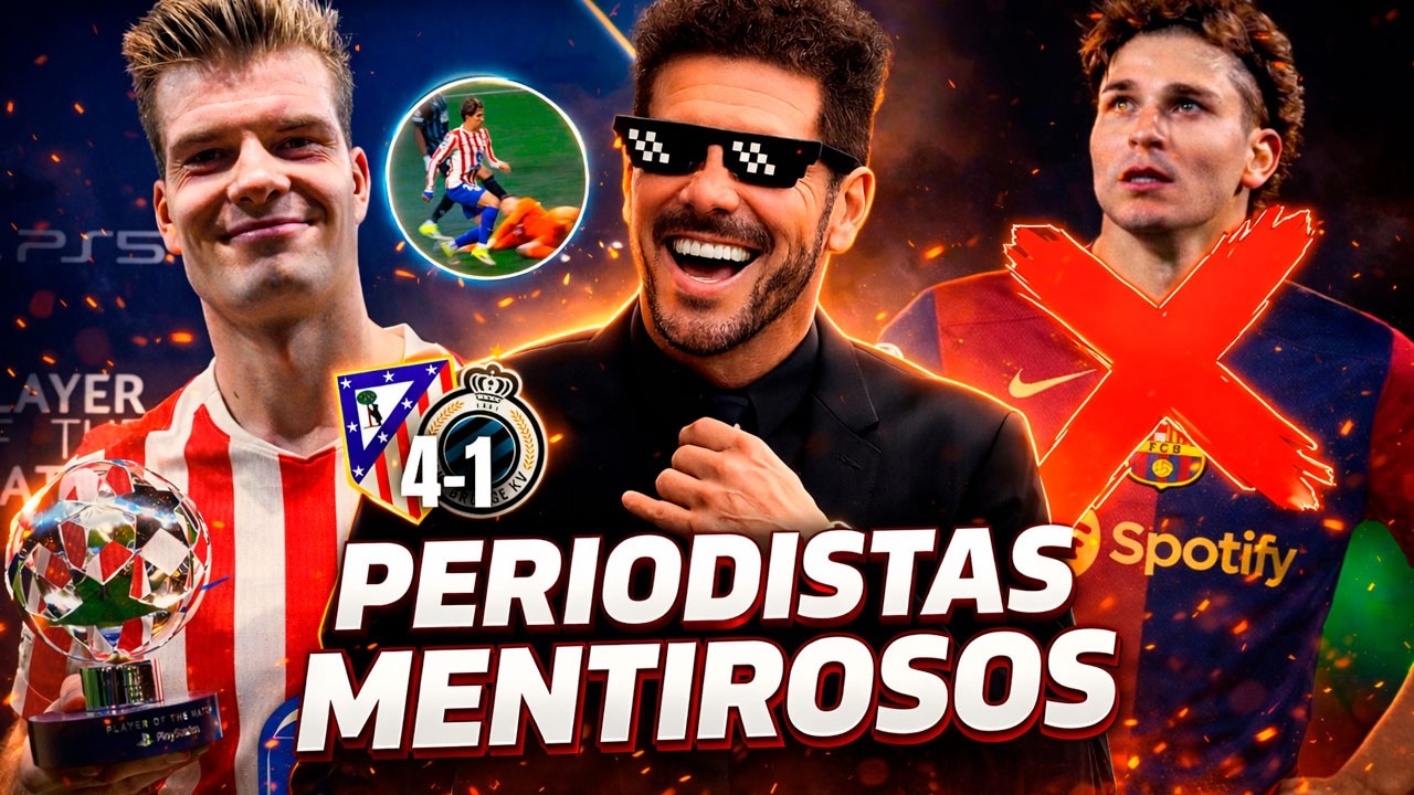 LA PRENSA ES HUMILLADA TRAS HABLAR DE SALIDAS DE JULIÁN Y SIMEONE y SORLOTH MANTIENE VIVO AL ATLETI