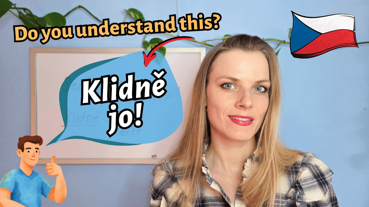 Klidně in Czech: Casual Meaning Explained