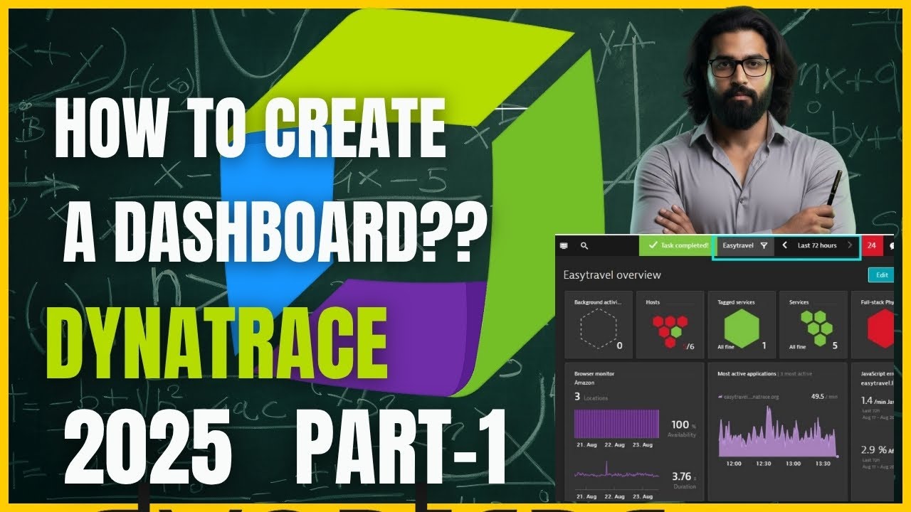 How to Create Dynatrace Dashboards (2025) | Tutorial for Beginners ||DYNATRACE APM