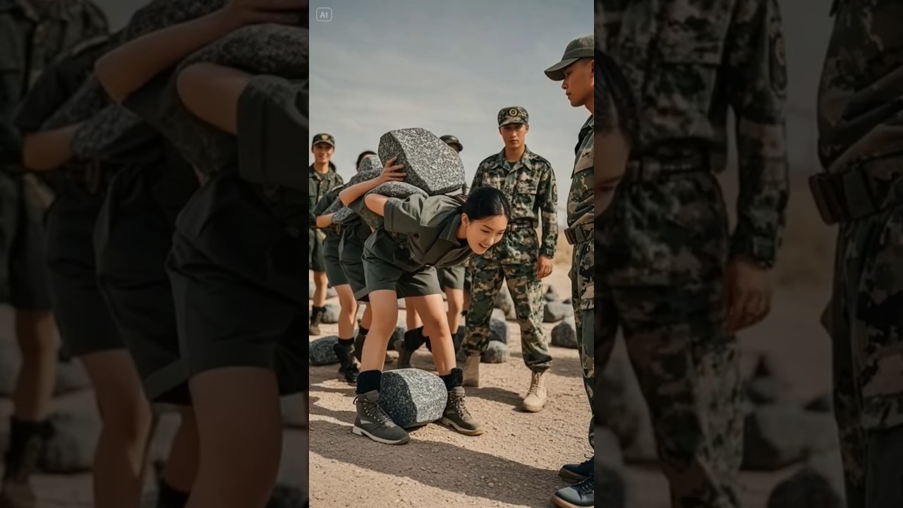Chinese female soldiers are as good as men