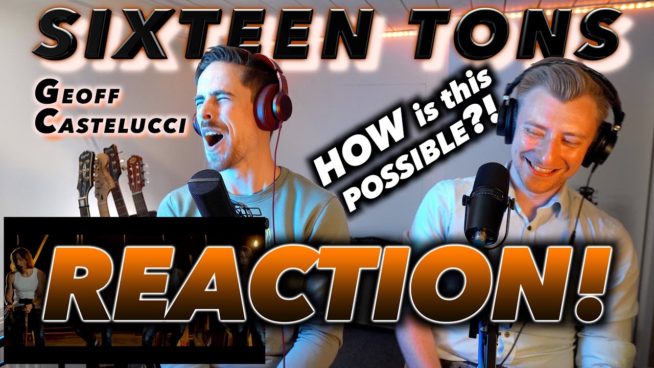 Geoff Castelucci - Sixteen Tons (bass singer VOICEPLAY) FIRST REACTION! (HOW IS THIS POSSIBLE?!)