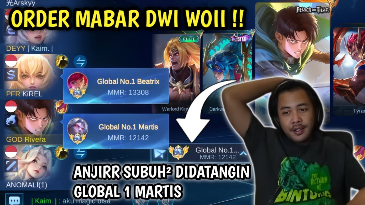 ORDER MABAR VIP DENGAN DWI WOII!! MATCH SENGIT SAMPE 30 MENIT??!!