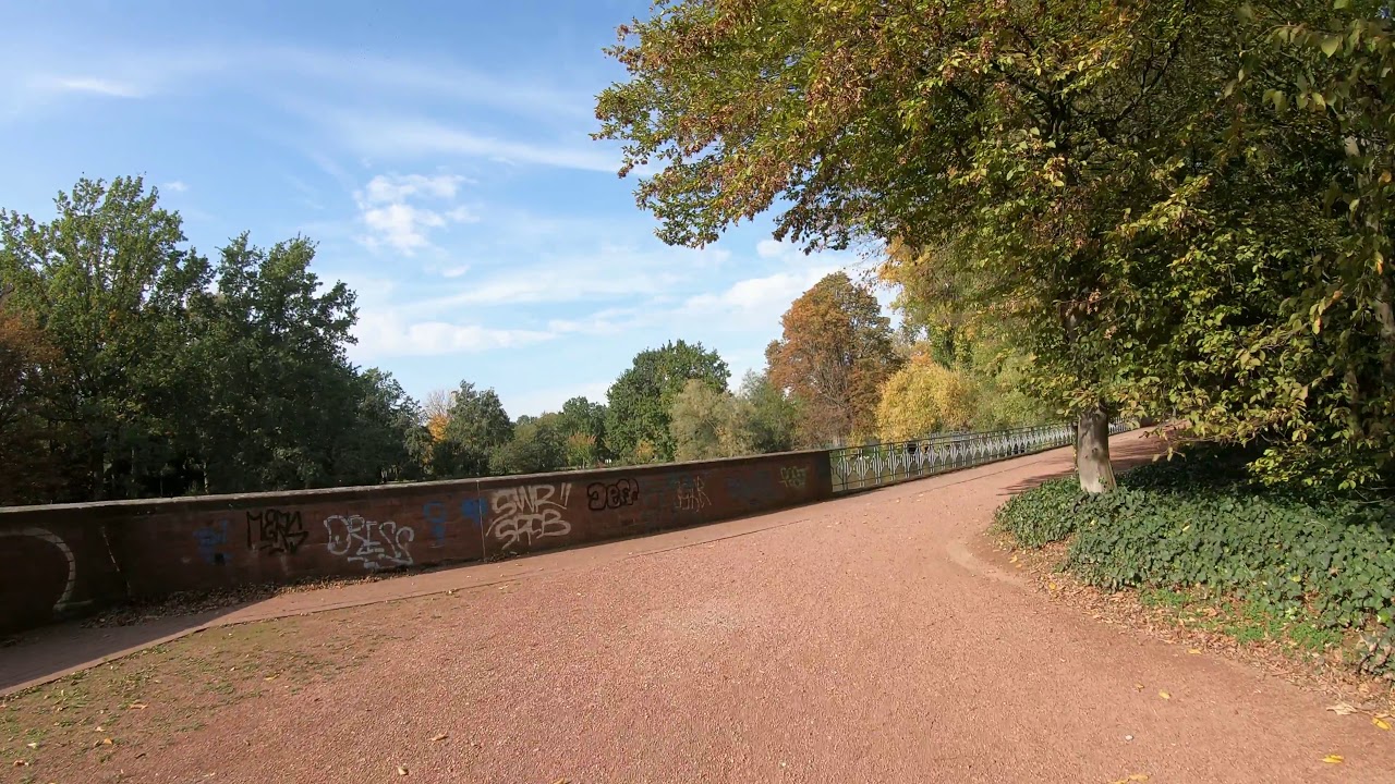 [4K] Cycling Düsseldorf | Wersten - Flingern via Südpark, Oberbilk, Dorotheenplatz