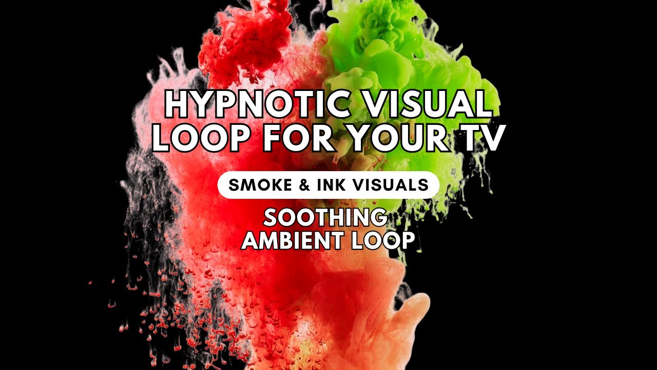 Soothing Smoke & Ink | Hypnotic Visual Loop for Your TV and Smartphone | Soothing Ambient Loop