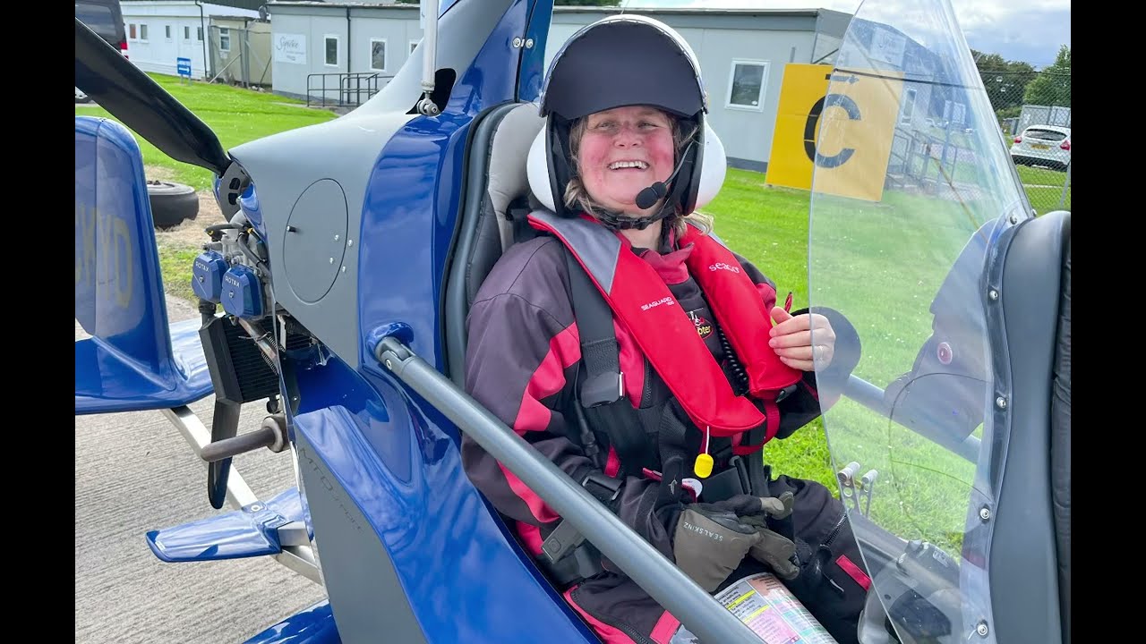 Gyrocopter Flight from Inverness to The Kyle of Sutherland
