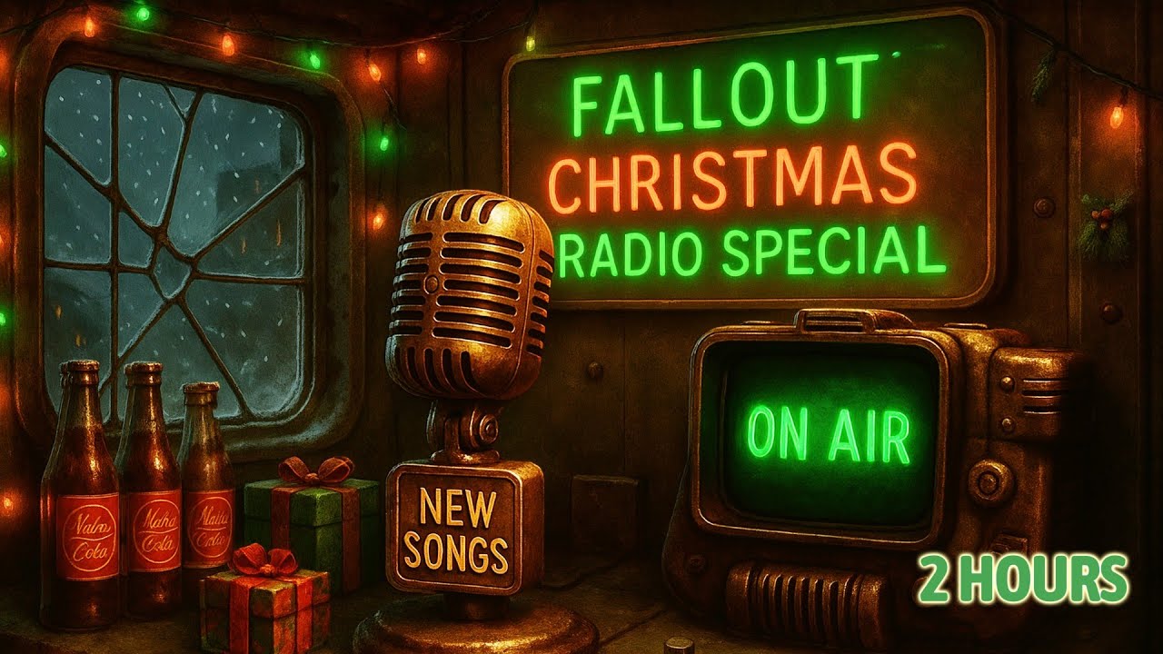 Fallout Christmas Radio Special (2 HOURS)🎄☢️ NEW Songs + In-Universe Wasteland Radio Broadcast