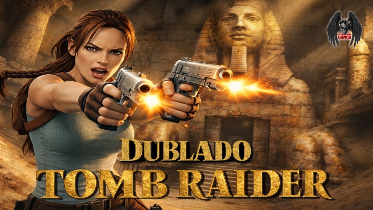 Tomb Raider 1996 – Fase Difícil do Egito! #tombraider #ps1 #meteoramagamer