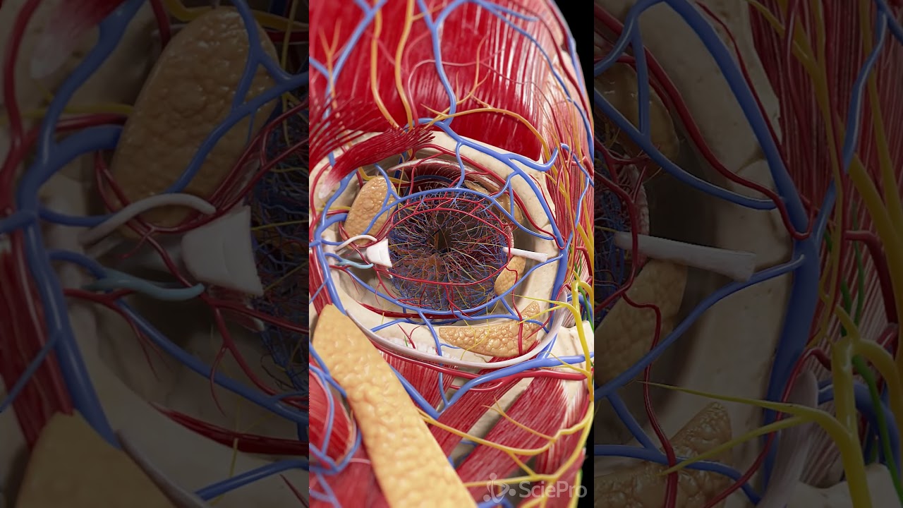 👁️ Unveiling the Nerves and Blood Vessels of the Eye 👁️