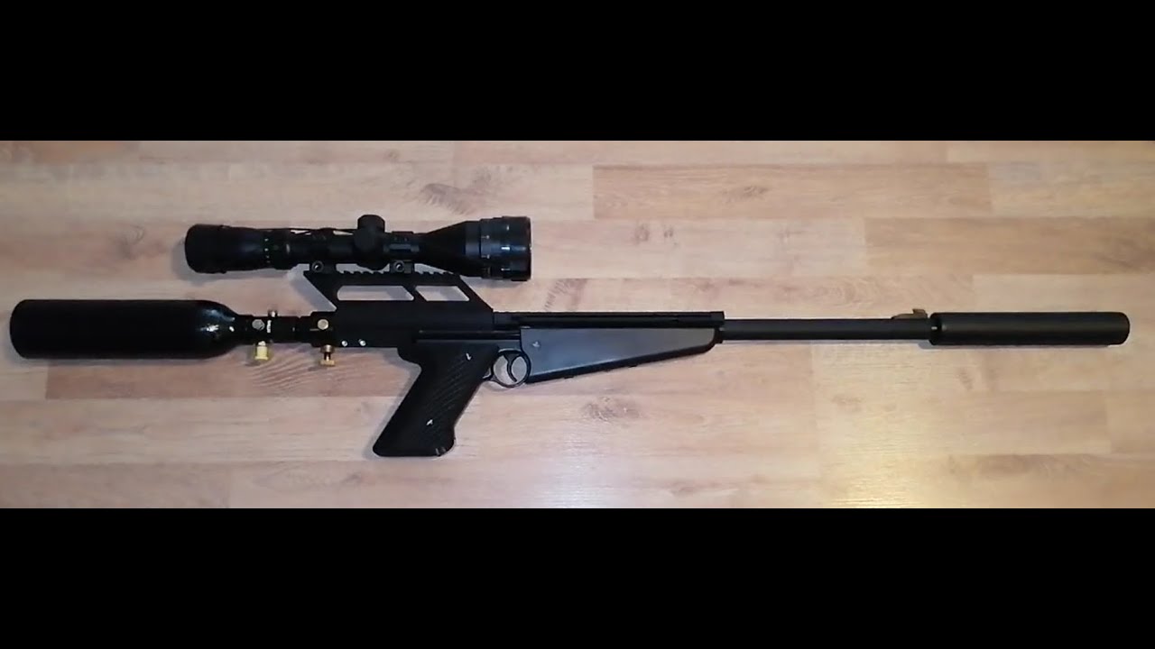 KJW MK1 DIY carbine conversion to Airforce Texan PCP airsoft version replica