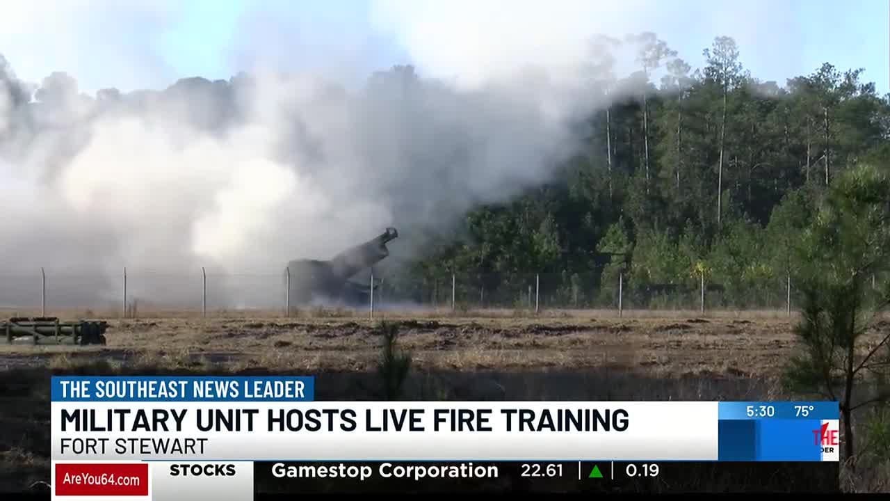 Fort Stewart hosts unit from Fort Bragg for rare live fire training