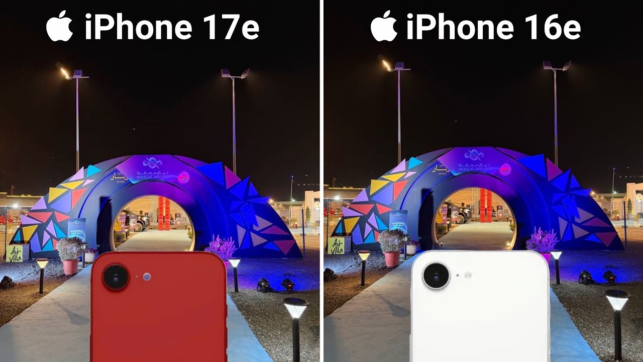 iPhone 17e vs iPhone 16e Camera Test Comparison 