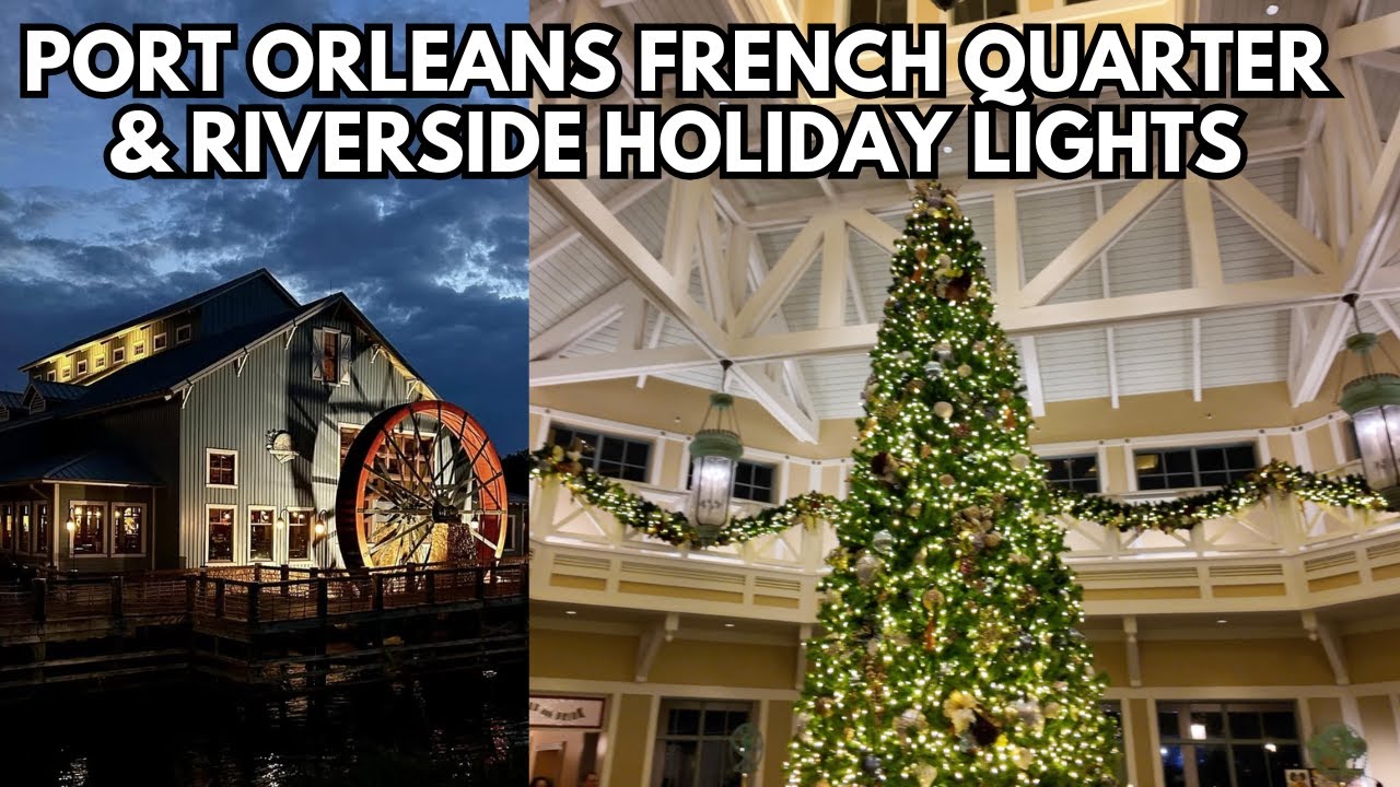 Christmas Needs an Upgrade at Port Orleans Riverside and French Quarter