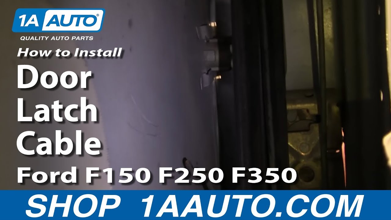 Как заменить трос дверной защелки Ford F-150/250/350 92-96 годов