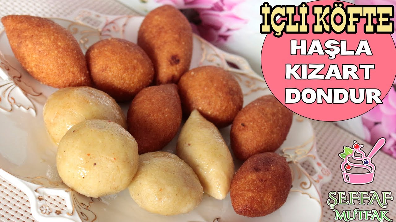 KİM O İÇLİ KÖFTE YAPAMAYAN🤓 BURAYA BAKSIN BAKİM🙋🏻 HAŞLA KIZART DONDUR EN KOLAY DIŞ HAMUR TAM ÖLÇÜ