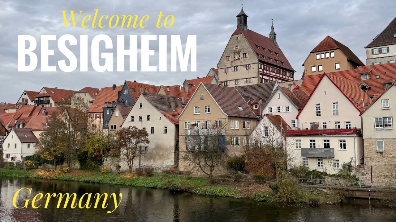 Besigheim. The most beautiful wine town in Germany. Walking tour. 2025. 4K video. 