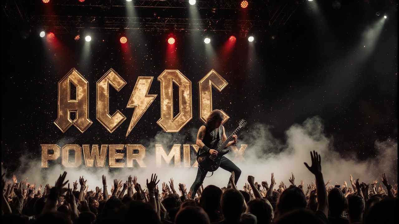 AC/DC ⚡ Arena Rock Power Mix | 1 Hour Driving Rock