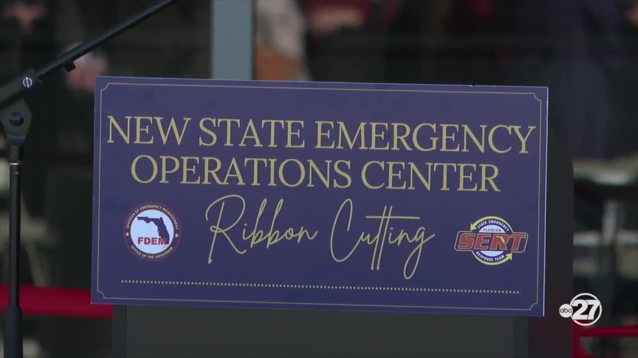 Florida opens new State Emergency Operations Center to boost disaster response in Tallahassee