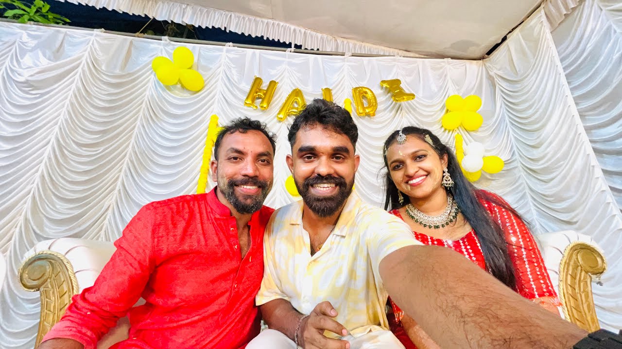 ഉറ്റ സുഹൃത്തിന്റെ Haldi celebration ആഘോഷമാക്കിയ്യപ്പോൾ 🥳😇🤪😍