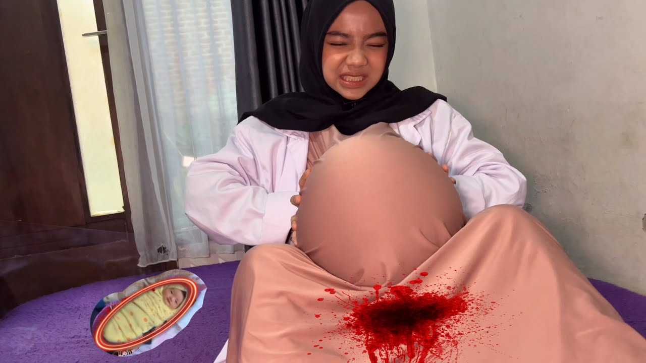 KAGET GARA2 P3CAHIN BALON⁉️TIBA2 IBU HAMIL KONTRAKSI SAMPAI MELAHIRKAN SENDIRI SECARA NORMAL