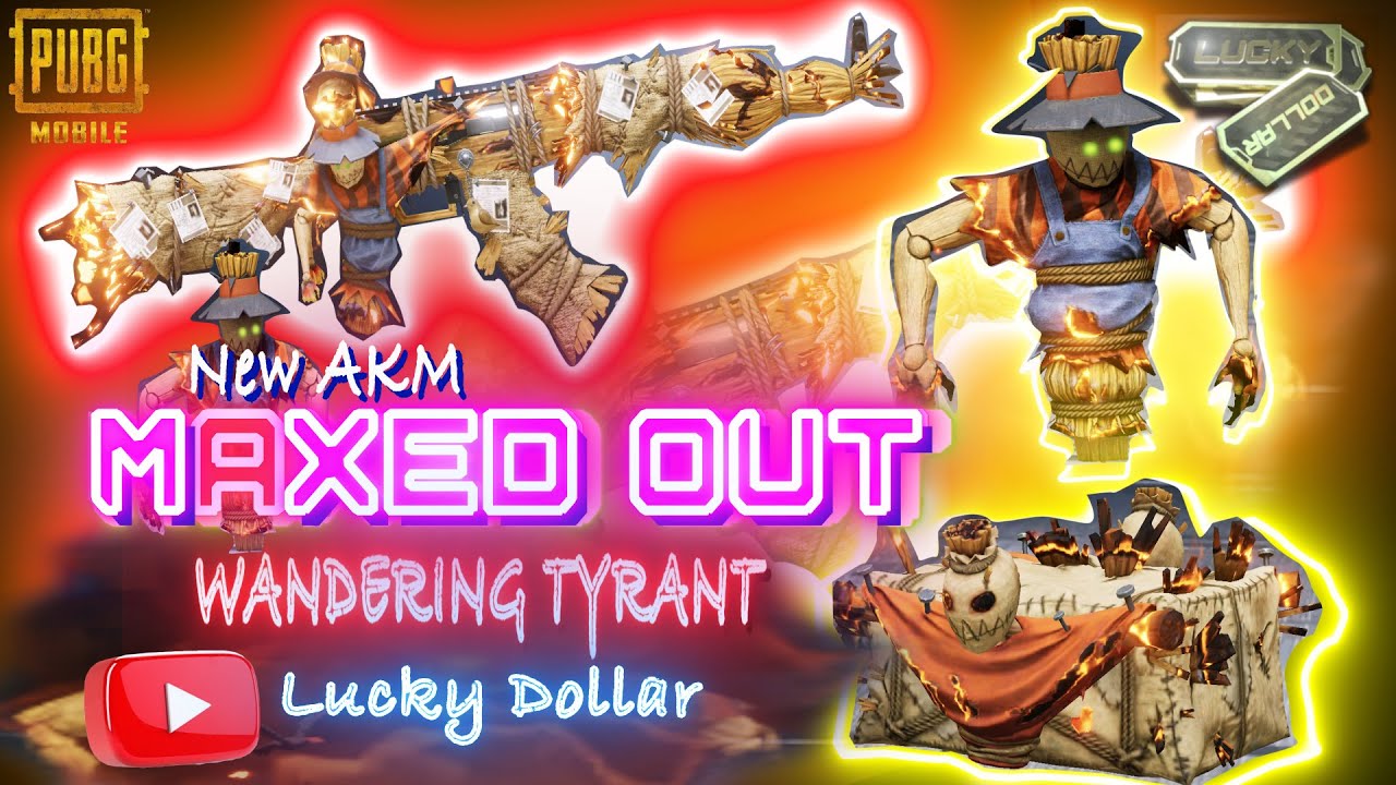 New AKM SKIN / maxed out ( wandering tyrant)