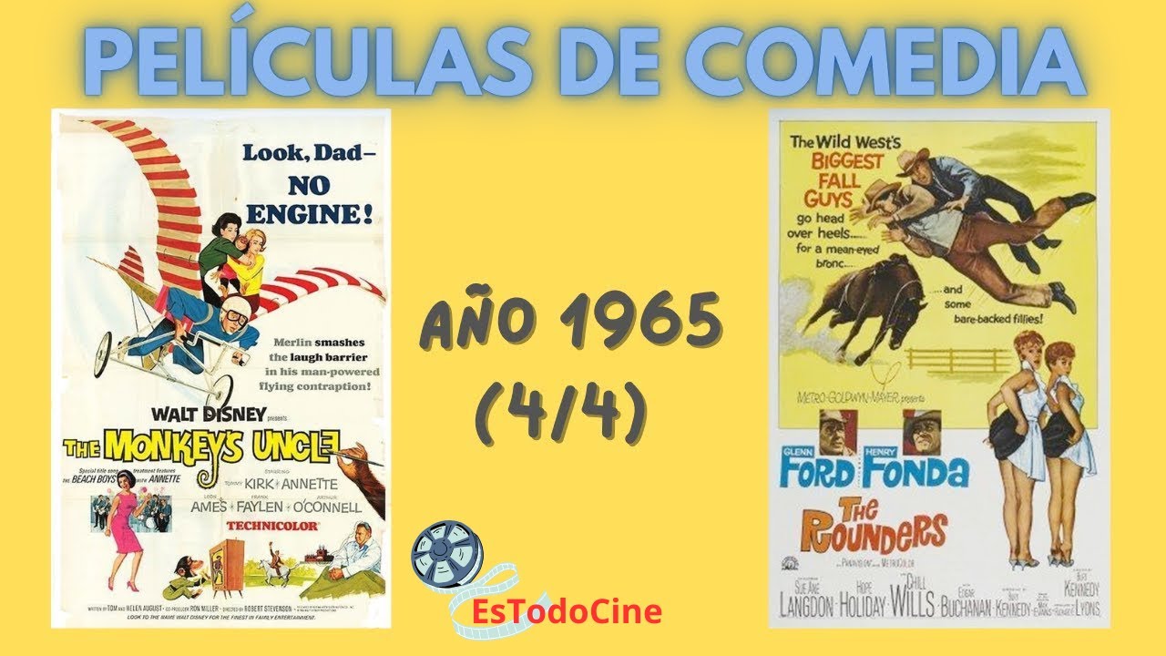 Películas de COMEDIA. Año 1965 (4/4). Carteles. Posters.