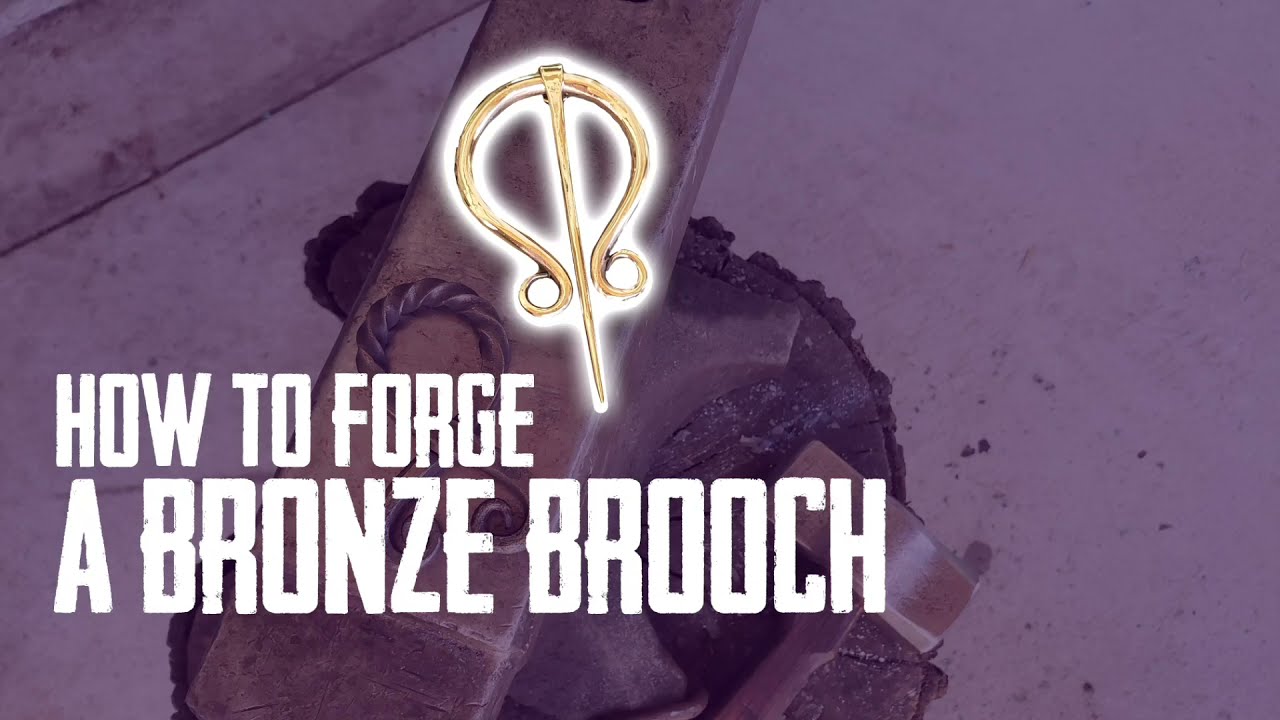 How to FORGE a BRONZE BROOCH