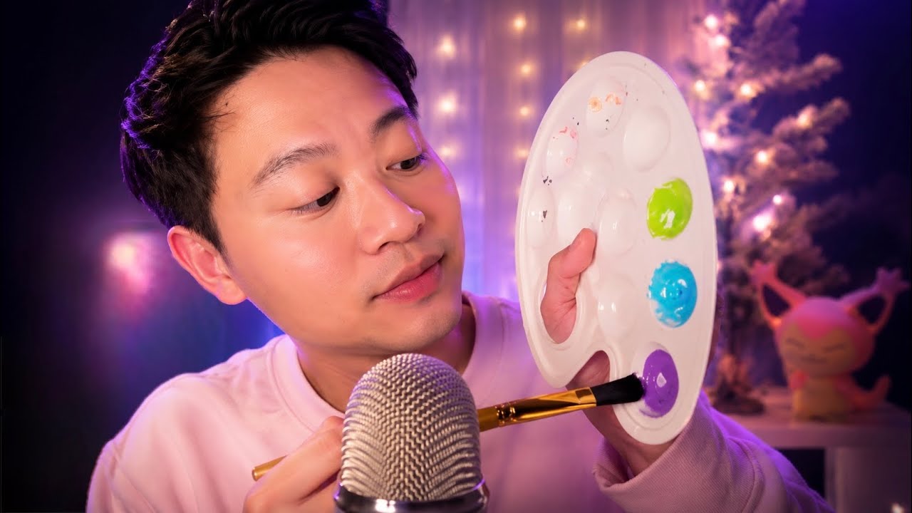 Fall asleep in 9 minutes - Face Tracing and Spit Painting