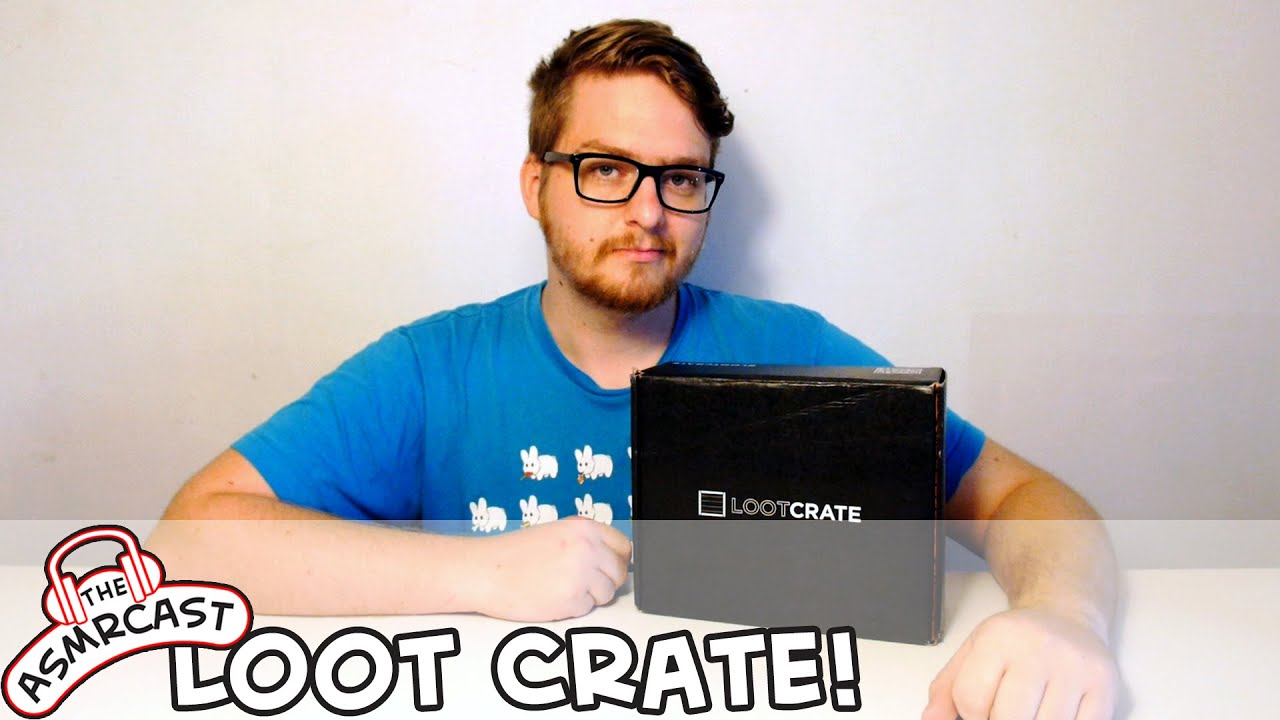 ASMR Loot Crate October 2015 - TIME (Binaural 3D) Monthly Mystery Box Unboxing & Review