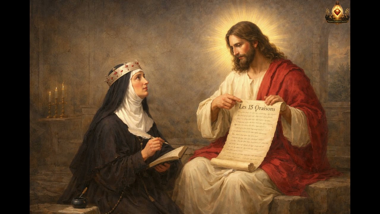Les 15 Oraisons de Sainte Brigitte (Version Complète) – Prière Intégrale sur la Passion du Christ
