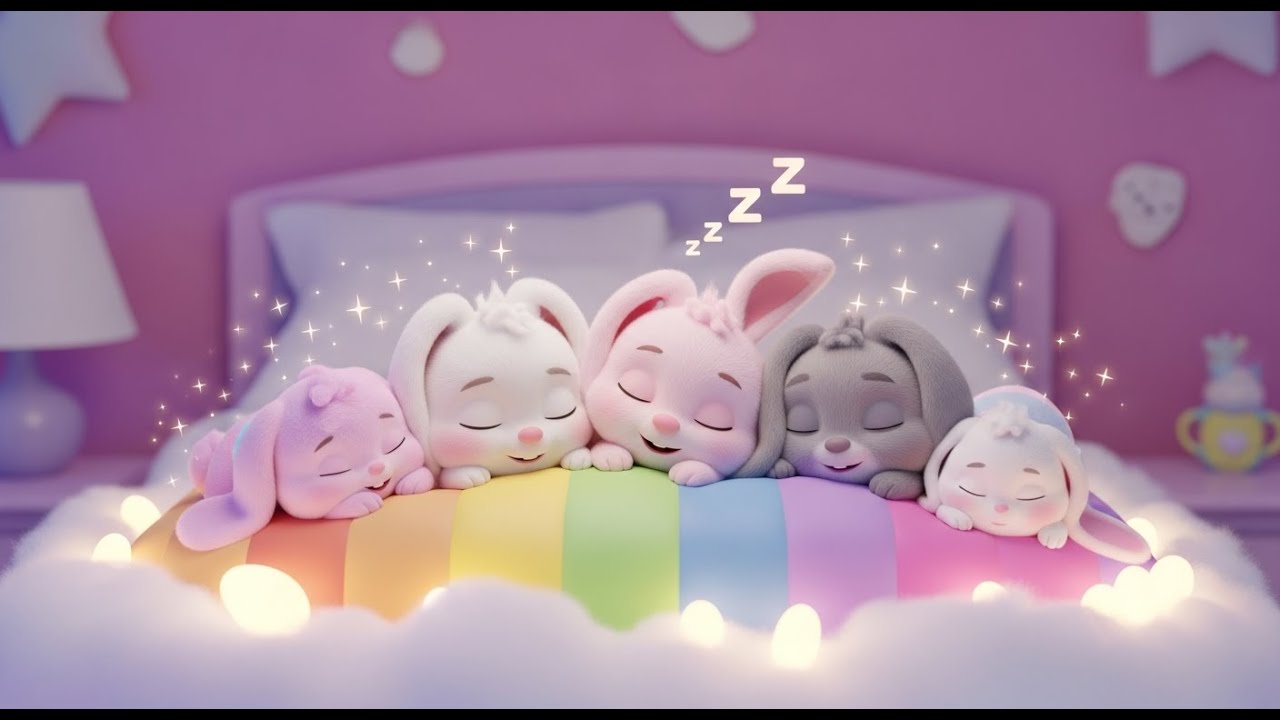 Sleeping Bunnies | Calm Action Rhyme for Kids | Nursery Rhymes & Songs for Children
