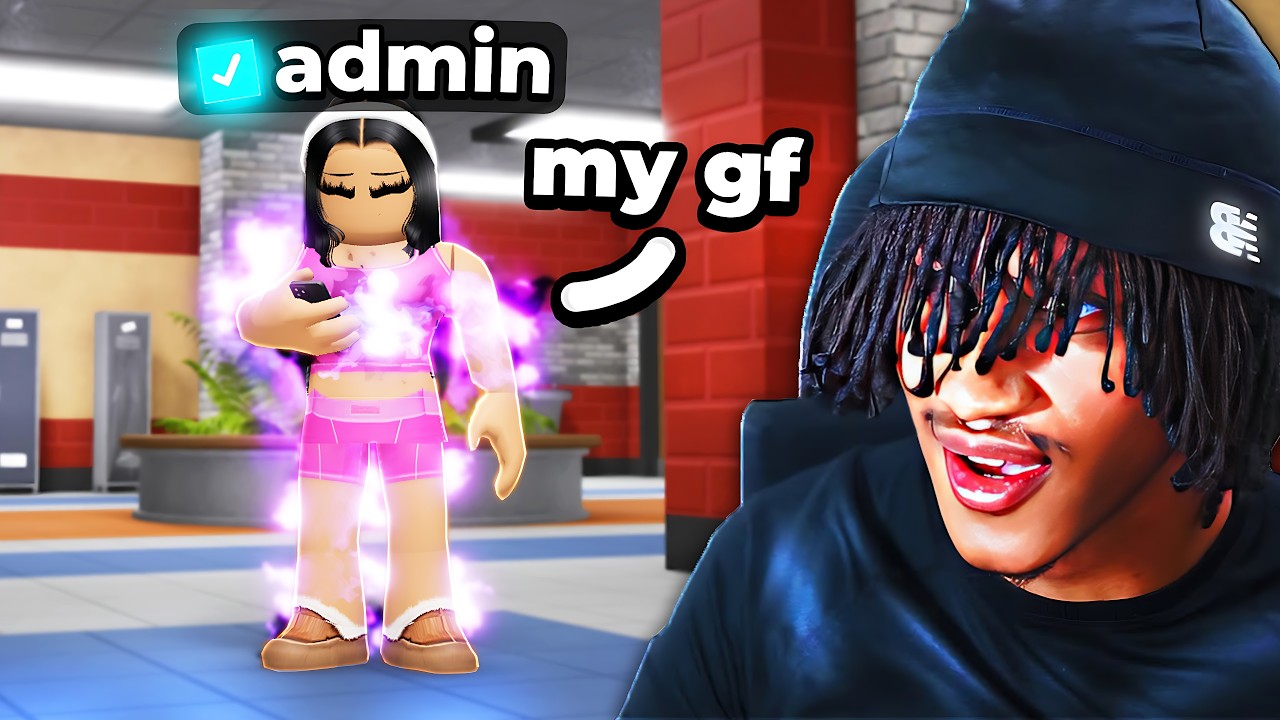 I Gave My Girlfriend ADMIN in Roblox Fight In A School Modded