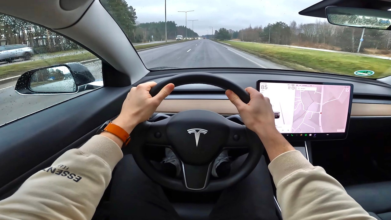 TESLA MODEL 3 2019 Standard Range Plus 239kW | 4K POV Test Drive/Review