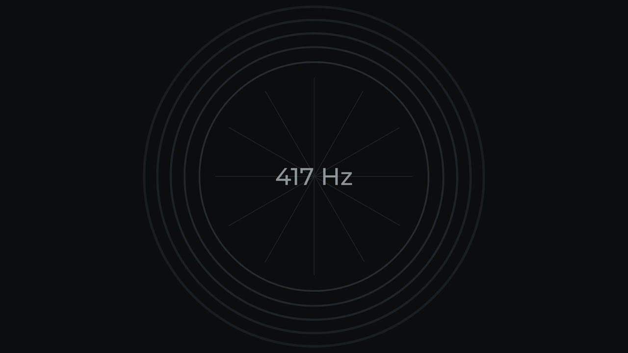 417 Hz  Pure Tone - 90 Minutes | Single-frequency sine wave | PureTone Library