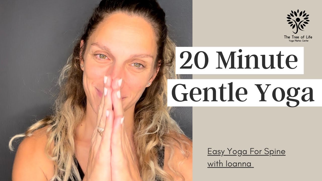 Gentle Yoga- Yoga For Back Pain -Yoga For All -Easy Yoga -Yoga At Home- Ioanna Koliakoudaki