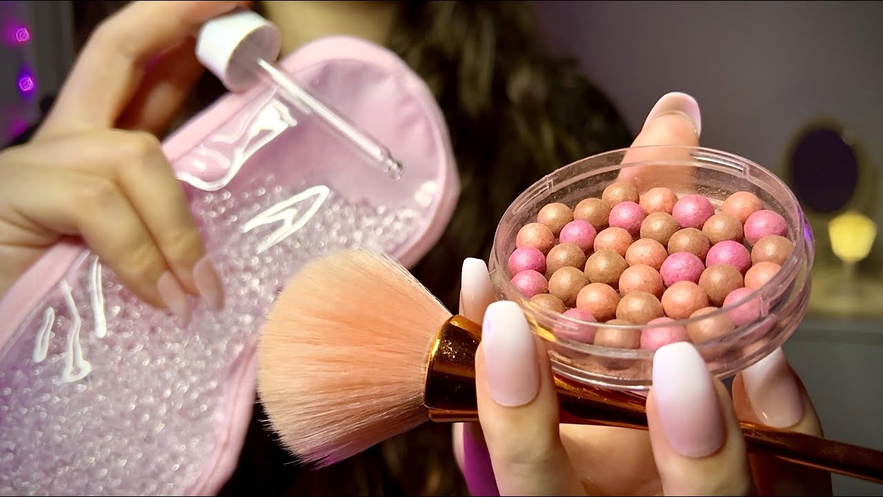 ASMR POV Eye Cleaning → Skincare → Light Makeup 💗 for Tingling Relaxation 😴 No Talking