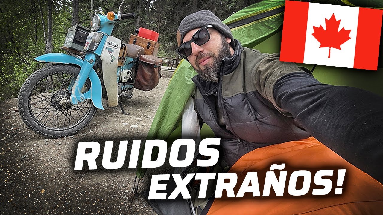 ACAMPO EN UN BOSQUE DE CANADÁ Y ESCUCHO RUIDOS EXTRAÑOS👀😱 | BOYA LAKE🇨🇦