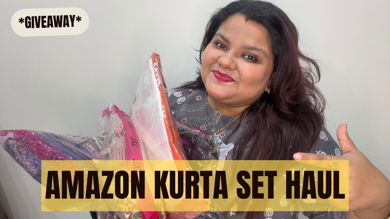 Amazon Kurta Sets under RS.800 | Plus size Kurta Sets | Amazon fancy kurta sets for all | Giveaway